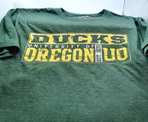 Camiseta De Colección Oregon Ducks - Talla M - Gráficos de Block Script - Imagen 1 de 4