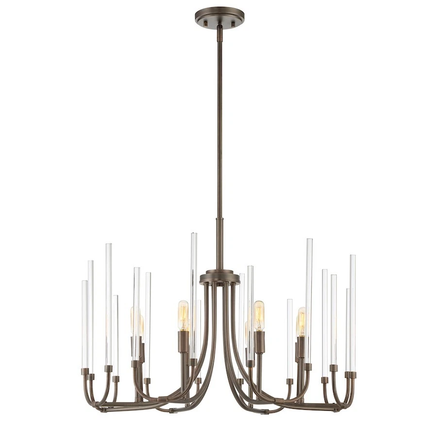 Lámpara de araña Designers Fountain Laretto 8 luces, bronce cobre satinado - 91788-SCB Foto 1 de 1