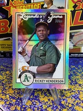Rickey Henderson 2023 Topps Series 2 Legends Of The Game Foil #LG12