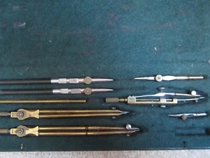 C. Riefler Nesselwang (Bayern) Rare Vintage Brass Drafting Tools Made in Germany - Bild 1 von 12