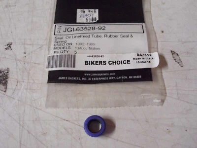 James JGI-63528-92 (BC-047312, H-D#63528-92) Oil Filter Line Seal, SOLD EACH!# - Image 1 of 4
