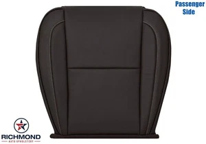 Cadillac Escalade Platinum 07-14 - Cubierta de asiento inferior lateral de cuero marrón para pasajeros - Imagen 1 de 16
