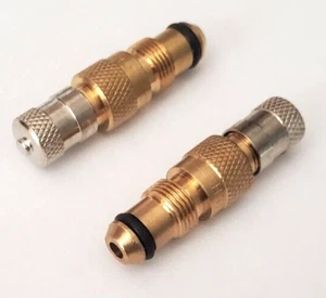 2- TRCH3 Clamp-In Valves Air /H2o Tire Valve Stem Housings w/ Valve Guts (Cores) - Picture 1 of 4