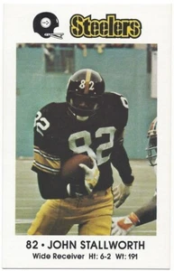 1981 Pittsburgh Steelers Polizei John Stallworth #82 Kiwanis Club Coca-Cola - Bild 1 von 2