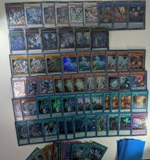 Yugioh HIGH RARITY BLUE EYES (Blauäugig) DECK - All inclusive, Staples, Amis UVM