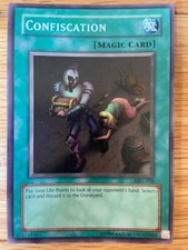 Yu-Gi-Oh TGC Magic Ruler MRL-038 Confiscation Super Rare great condition