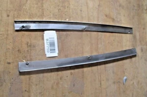 Fiat 850 Spider Chrom Zierleiste Zierblende A-Säule SET 2-teilig links/rechts - Picture 1 of 7