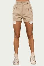 Papermoon Jane Exposed-Pocket Cotton-Twill Shorts for Women