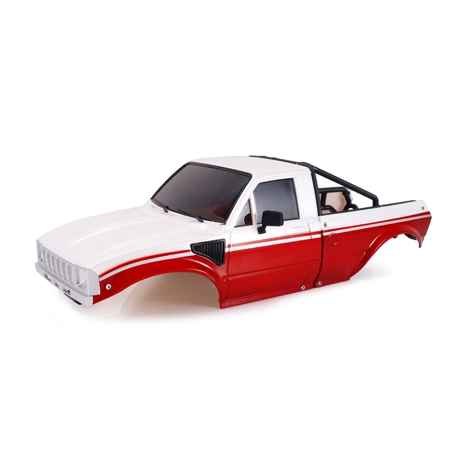 INJORA IR60 Pickup carroceria dura com rack de cama para 1/18 RC Crawler TRX4M Defen - Imagem 1 de 4