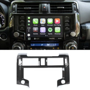 Dashboard GPS Navigation Decal Frame For 4Runner 2020+ Carbon Fiber Accessories - Picture 1 of 10