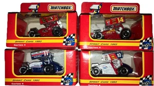 1993 Matchbox Sprint Car Set - Series 4 - Free Shipping! - Picture 1 of 11