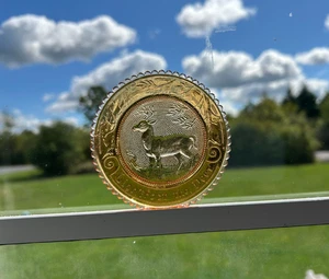 Pairpoint Tasse Teller Lightfoot Hirsch Cape Dorsch Glas Thorton Burgess Vintage - Bild 1 von 6