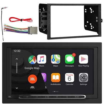 Receptor AM/FM Bluetooth 2 DIN JBL Legend 700, kit de instalación GM, arnés, adaptador Foto 1 de 4