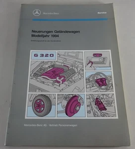 Manual De Taller Novedades Mercedes G-Modelo W 463 G 320 Con Motor 104 06/1994 - Imagen 1 de 2