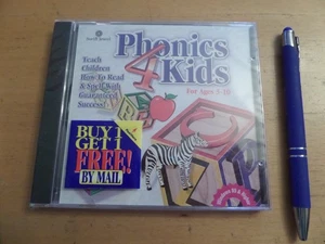 Phonics 4 Kids (Ages 3-10) New & Still Sealed In CD Case Windows 95\98 PC\CD - Picture 1 of 2