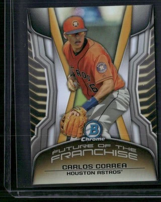 2014 Bowman Draft #FF-CC Carlos Correa Chrome Future of the Franchise Mini - Image 1 of 2