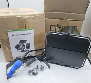 Stage Light with Barn Doors LED mini 2 pcs COB Pair Party Lights SpotlightDMX - Picture 1 of 5