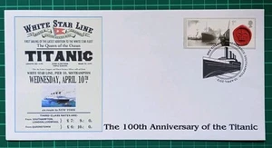 10th April 2012 Titanic 1st Smiler FDC Southampton Pmk - Picture 1 of 3