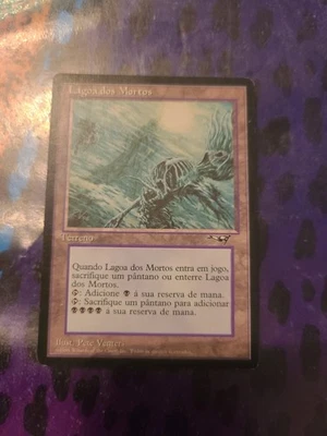 Magic the Gathering MTG 1x LAKE OF THE DEAD Alliances LP Regular Rare Portuguese - Image 1 of 2