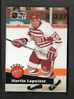 MARTIN LAPOINTE 1991-92 PRO SET ROOKIE RC CARD #532 RED WINGS NM-MINT. rookie card picture