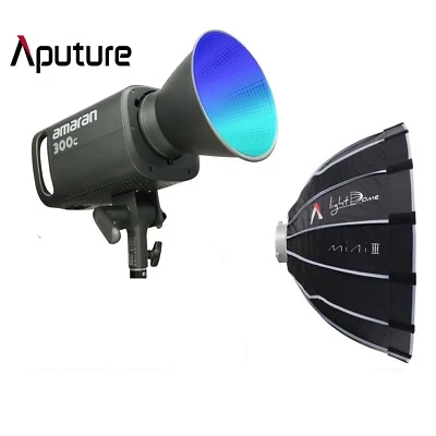 Amaran 300C 300W LED Video Light 2500K-7500K Continuous Lighting+Light Dome Mini - Image 1 of 4