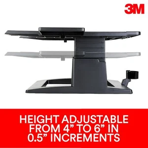3M Adjustable Notebook Riser LX500 - Picture 1 of 10
