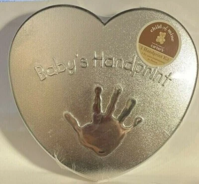 Carters Baby Handprint Child Of Mine Heart Shaped Plaster Crafts Kit. - Image 1 of 3