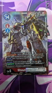 Shoutmon X7 Alternate Art BT11-019 | BT11 Dimensional Phase Digimon Card - Picture 1 of 1