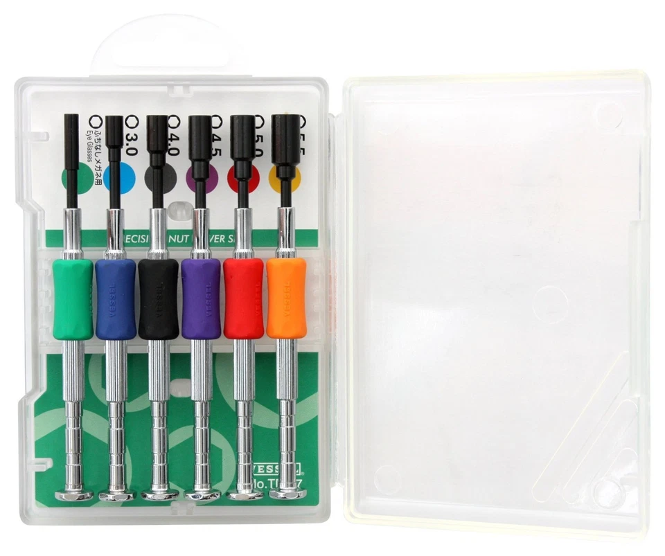 VESSEL 6 pieces Small Nut Screwdriver set TD-57 Made in JAPAN - Image 1 of 1
