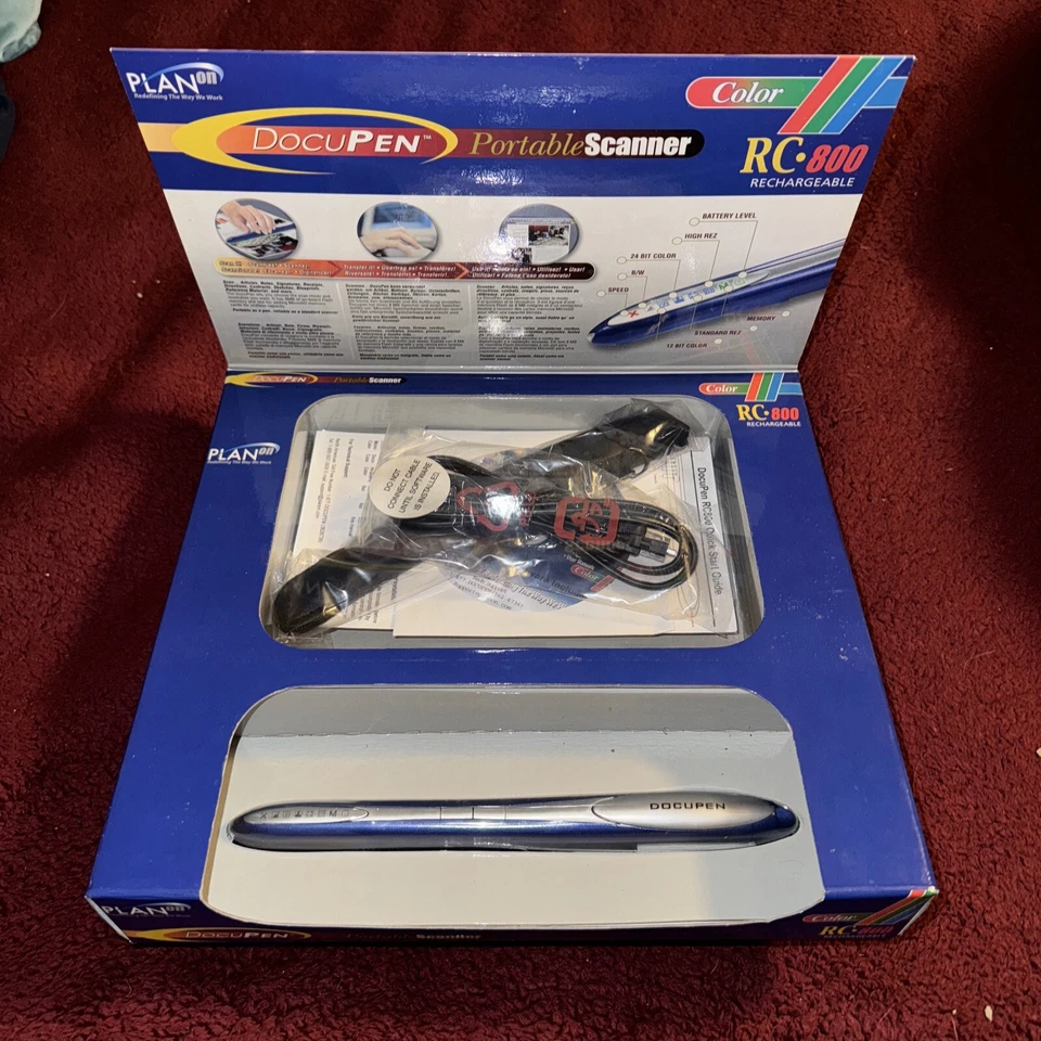 PlanOn System Solutions DocuPen RC800 Handheld Scanner - Image 1 of 3