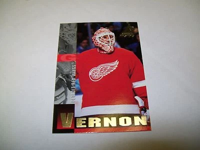 1997-98 Inside pinnacle Mike Vernon Promo Card - Image 1 of 2
