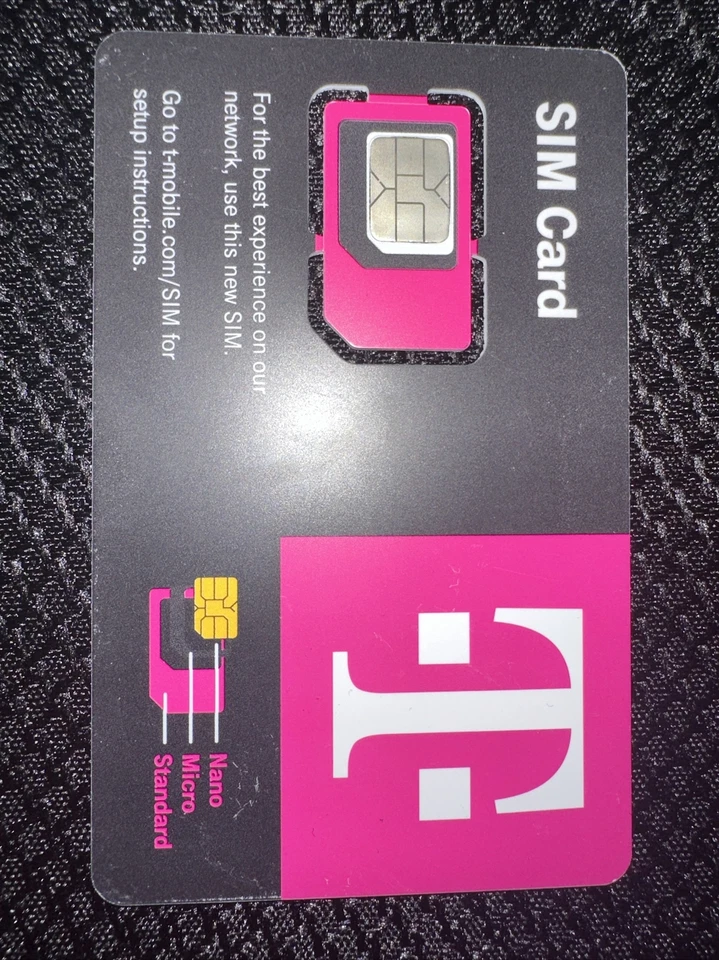 T-MOBILE Triple SIM Card R15 "3 in 1"  NANO • 4G 5G LTE • NEW • USE BY 05/25 - Image 1 of 1
