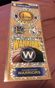 Golden State Warriors Pack Of 5 Prismatic Stickers NBA LICENSED 4x11. Car Window - Picture 1 of 2