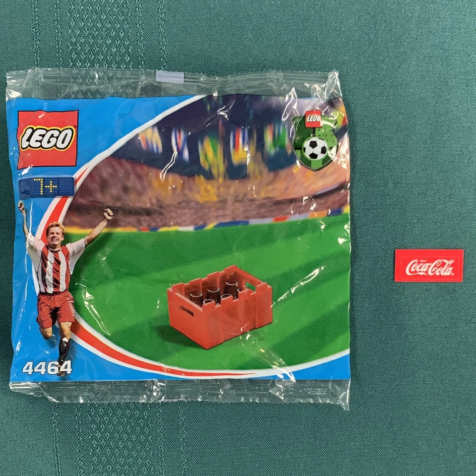 New LEGO 4464 Bottle Case, Sticker, Coca Cola Japan World Cup (Soccer Football) - Image 1 of 1