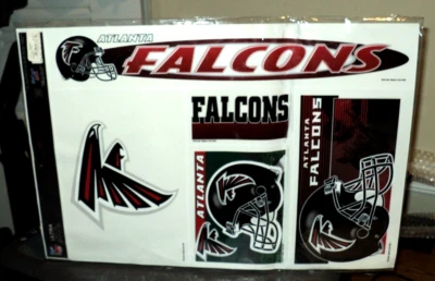 ATLANTA FALCONS  WinCraft 5 Decals Sheet: 12" x 17" NFL Removable Stickers Ultra - Image 1 of 4
