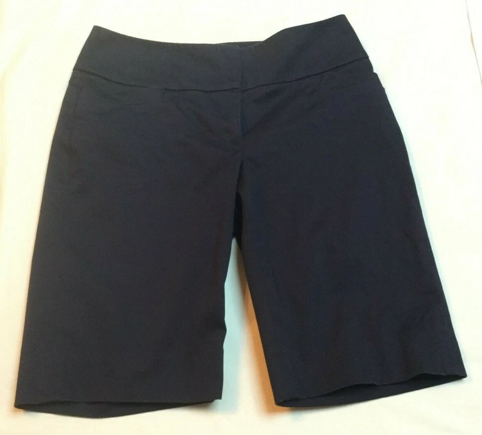 CLASSIQUES ENTIER Bermuda/Walking Wide Waistband Shorts | Black | Size 0 | NWOT - Image 1 of 3