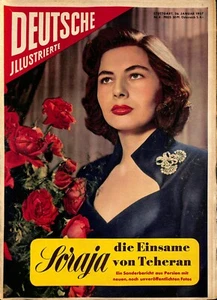 Deutsche Jllustrierte 26 January 1957 - Princess Soraya Asfandiyari - Imagen 1 de 1