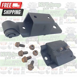 87-95 Jeep Wrangler YJ 4.2 4.0 Automatic Transmission Mount Bracket - Picture 1 of 24