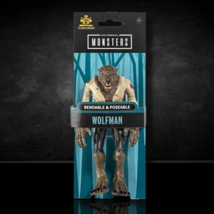 Figura Bendy Universal Monsters Wolf-Man 5,5 pulgadas The Noble Collection - Imagen 1 de 6