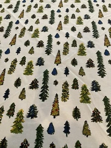 Tovaglia Soglia Alberi di Natale Natalizi Rotonda 70" Nucleo Casetta - Foto 1 di 4
