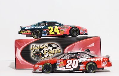 NASCAR  1/24 Diecast #24 DuPont 2007 Monte Carlo SS & #20 Home Depot Pontiac - Image 1 of 4