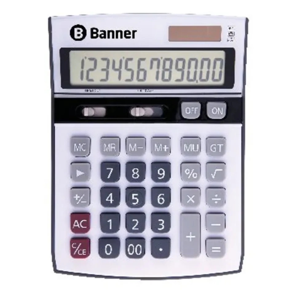 Banner 12 Digit Desktop Calculator - Free 24h Delivery - Image 1 of 1