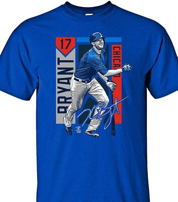 MLB Kris Bryant Colorblock Mens Tee Shirt Short Sleeve Cover