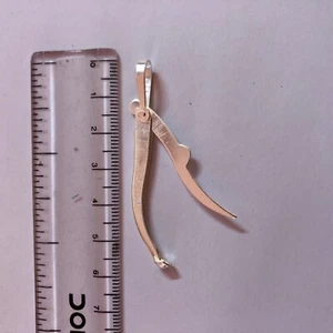 925 Sterling Silver Toothpick + Ear Cleaner Set, 3 gram Pendant Style Free Ship - Picture 1 of 5
