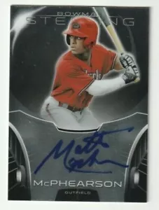 2013 Bowman Sterling Matt McPhearson Arizona Diamondbacks Autograph Auto Card - Picture 1 of 1