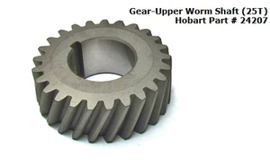 Gear-Upper Worm Shaft (25T) Hobart H600; P660; L800; M802; V1401 Part  00-024207 - Picture 1 of 1