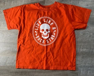 WES And WILLYBoys T-Shirt Orange Size Small 6-7 - Picture 1 of 3