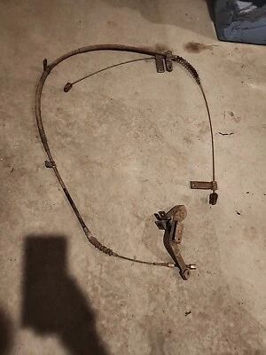 1995-2004 Toyota Tacoma Single Cab 4x4 Emergency Brake Cable With Bracket - Image 1 of 3