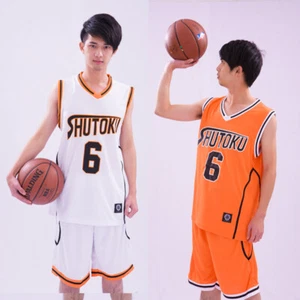 Maglia Pallacanestro Kuroko no Basuke Shutoku Midorima Shintaro Costume Cosplay - Foto 1 di 10