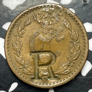 1945-Mo Messico 1 centesimo con controfrancobollo 'R' lotto #A6845 - Foto 1 di 2